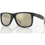 Ray Ban Justin RB4165 622/5A 54 rubber black / light brown mirror gold