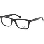 Schwarze Ray Ban Rechteckige Herrenbrillen aus Kunststoff 