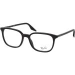 Schwarze Ray Ban Quadratische Herrenbrillen aus Kunststoff 