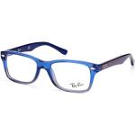 Blaue Ray Ban RY Rechteckige Damenbrillen aus Kunststoff 