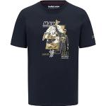 Reduzierte Marineblaue Max Verstappen Red Bull Racing T-Shirts Größe M 