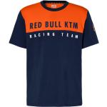 Marineblaue Red Bull T-Shirts Orangen für Herren Größe M 