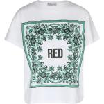 Reduzierte Weiße Paisley Kurzärmelige REDValentino T-Shirts aus Baumwolle für Damen Größe S 