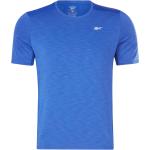 Blaue Kurzärmelige Reebok ACTIVChill Herrensportshirts aus Elastan Größe L 