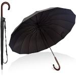 Reduzierte Schwarze Elegante Herrenregenschirme & Herrenschirme 