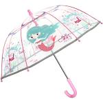 Rosa Kinderregenschirme für Mädchen 