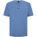 Reduzierte Hellblaue HUGO BOSS BOSS T-Shirts aus Elastan für Herren Größe L 
