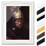 Rembrandt - Der Mann mit dem Goldhelm, Farbe:Silber, Größe:30x40cm A3