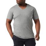 Reduzierte Dunkelgrau Casual Kurzärmelige Replay Nachhaltige V-Ausschnitt V-Shirts aus Jersey für Herren Größe 3 XL Große Größen 