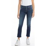 Blaue Replay Slim Jeans aus Baumwollmischung für Damen 