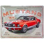 Bunte Retro Nostalgic Art Ford Mustang Blechschilder Auto 
