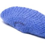 Reduzierte Kornblumenblaue Ganni Strickmützen aus Wolle für Damen Einheitsgröße 
