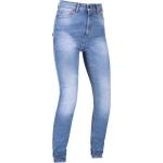 Reduzierte Blaue Richa Biker Jeans aus Elastan für Damen Größe M 