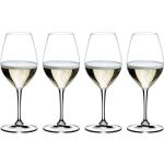 Weiße Riedel Champagnergläser aus Glas 4 Teile 