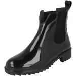 Schwarze Rieker Blockabsatz Gefütterte Stiefel für Damen Größe 37 mit Absatzhöhe bis 3cm 