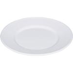 Weiße Teller aus Emaille 