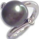 Juwelier Wittig Perlenringe aus Weißgold 18K 52mm 