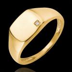 Edenly Diamantringe aus Gold 9K für Herren 