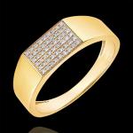 Edenly Diamantringe aus Gold 9K für Herren 