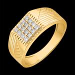 Edenly Diamantringe aus Gold 18K graviert für Herren 