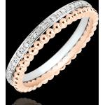 Reduzierte Weiße Klassische Edenly Perlenringe aus Weißgold 9K für Damen 