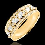 Reduzierte Romantische Edenly Diamantringe aus Gold 18K für Damen 