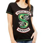 Riverdale Damen T-Shirt Southside Serpent Schwarz X-Large