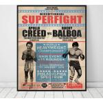 Rocky Balboa Film Poster Super Boxen Retro Leinwand Malerei Kunst Wand Bilder Nordic Drucke Moderne Dekoration Rahmenlos