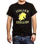 Rocky Balboa T-Shirt für Herren Italian Stallion schwarz Görße XL