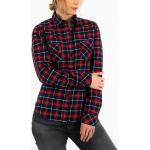 Reduzierte Rokker Slim Fit Hemden aus Baumwolle für Damen Größe L 