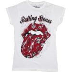 Weiße The Rolling Stones T-Shirts für Damen 