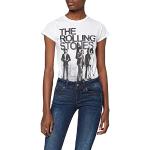 Weiße The Rolling Stones T-Shirts für Damen Größe S 