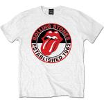 Weiße The Rolling Stones T-Shirts für Herren Größe M 