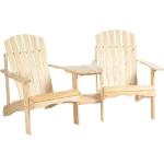 Rustikale Adirondack Chairs aus Tanne 