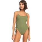 Grüne Roxy Damenbadeanzüge & Damenschwimmanzüge aus Gummi 