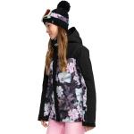 Reduzierte Violette Wasserdichte Atmungsaktive Roxy Snowboardjacken mit Schneefang für Damen Größe XS 