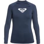 Blaue Langärmelige Roxy Surfshirts aus Jersey für Damen Größe XS 