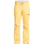 Gelbe Wasserdichte Roxy Snowboardhosen aus Polyester für Damen Größe L 