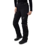 Schwarze Wasserdichte Atmungsaktive Rukka Gore Tex Motorradhosen aus Elastan für Damen Größe L 