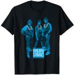 RUN DMC Blue Distressed T-Shirt