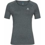 Reduzierte Graue Kurzärmelige Odlo T-Shirts für Damen Größe S 