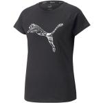 Reduzierte Schwarze Kurzärmelige Puma T-Shirts für Damen Größe XL 