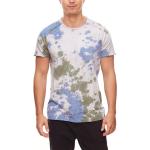 RUSTY NEAL R-15197 Herren T-Shirt Kurzarm-Shirt in Batikoptik Khaki, Größe:M