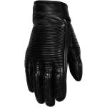 Schwarze Retro Herrensporthandschuhe aus Leder Größe 8 