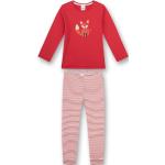 Rote s.Oliver Kinderpyjamas & Kinderschlafanzüge aus Baumwolle für Mädchen Größe 98 