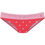 Reduzierte Rote Gepunktete s.Oliver Bikinislips & Bikinihosen aus Elastan für Damen Größe S 