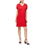 Rote s.Oliver Black Label V-Ausschnitt Damenkleider Größe S 