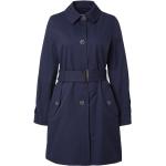 Marineblaue s.Oliver Black Label Kurze Trenchcoats aus Baumwolle für Damen Größe XS 