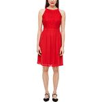 Rote s.Oliver Rundhals-Auschnitt Kleider A-Linie aus Spitze für Damen Größe L 