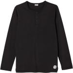 Schwarze s.Oliver Kinder-Henley-Shirts 